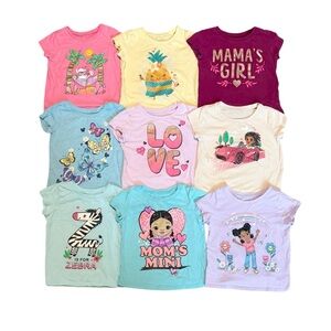 Girl’s Short Sleeve T-Shirts (Size 2T)